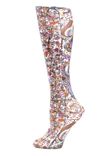 Image of Celeste Stein Therapeutic Graduated Women Compression Socks, Diabetic Socks For Womens, 8-15 mmHg For Regular Calf
