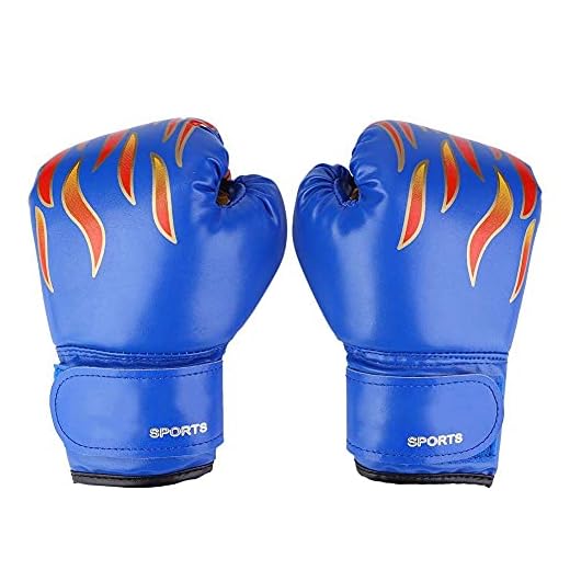 VGEBY1 Kinder Boxhandschuhe, PU Kinder Boxkampf Muay Thai Sparring Stanzen Boxen Kickboxen Grappling Sandsack Trainingshandschuhe für Kinder von 3-12 Jahre (Blau)