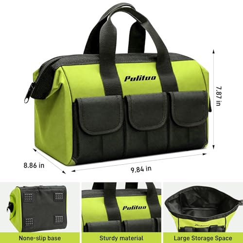 Image of PULITUO 20V Max Cordless Drill /Driver Set with Storage Bag, 2 Batteries, 30Nm, 21+1 Torque, 2 Speed, Keyless 3 /8 inch Chuck, LED Light, Electric Screwdriver Function, Home Kit (Green)