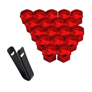 Dqzrtueca Czerwone Nakładki na Śruby 20 szt.