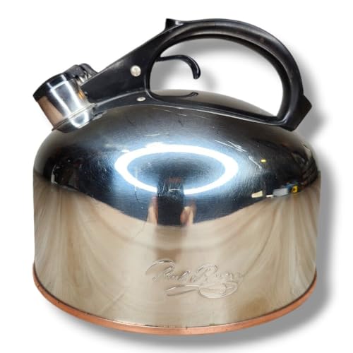 Comparison: Best Vintage Revere Ware Ss Copper Bottom 3 Qt Saucepan 4 Revere 3-1/2-Quart Copper Bottom Teakettle