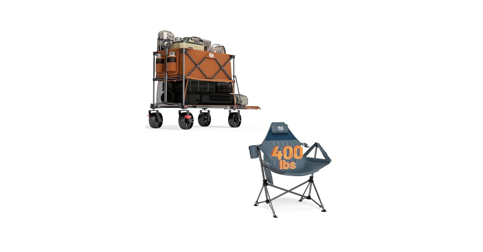 Amazon.com : TIMBER RIDGE 400L Large Capacity Folding Double