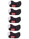 Globe W/Tipper Invisible Sock 5 Pack Unisex - Erwachsene Socken M Schwarz