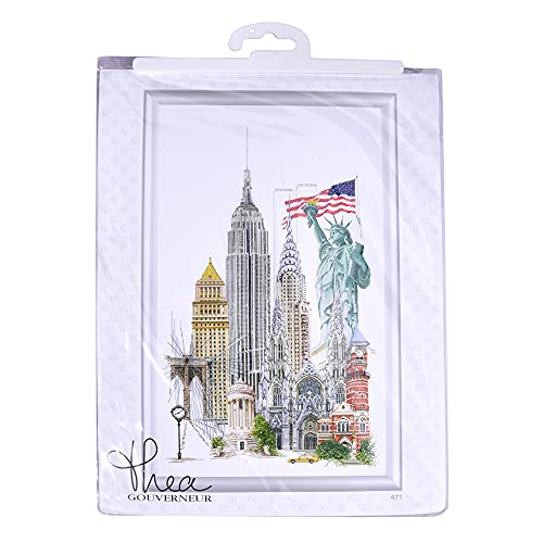 Image of Thea Gouverneur Cross Stitch Kit 19.5 inchX31 inch-New York On Aida (18 Count)