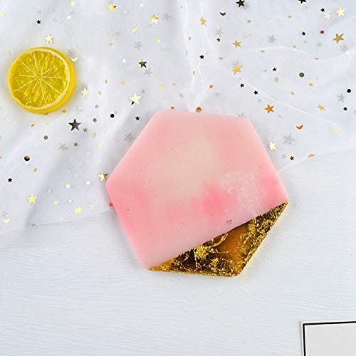 Polaris Fox Pack of 1 Silicone Moulds in Hexagon Coaster Shape with no Border for Epoxy Resin Art | NOT for Concrete OR JESMONITE | Pack of 1 | Only for Resin Art | Please Refer Video Before Buying 3