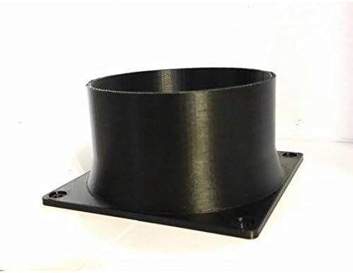 ASIC Antminer S15 DragonMint Whatsminer Ebang 120mm Fan Duct Cooling Shroud to 4 Inch Vent Hose