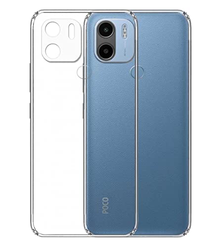 Image of Soft Silicone TPU Back Cover Compatible with Redmi A2 Plus | Redmi A1 Plus | Poco C50