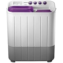 Samsung 7.0 Kg Inverter 5 star Semi-Automatic Top Loading Washing Machine (WT715QPNDMPXTL, Light Grey, Double storm…