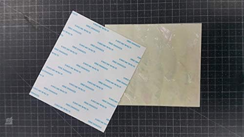 Half Size (adhesive tape) Donkey ear (Angel Wing) abalone shell inlay veneer 4.75 x 5.5 x 0.006 inch