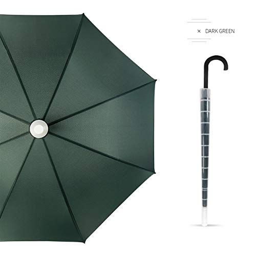 Love+djl Funda Impermeable Paraguas Largo for Las Mujeres Resistente al Viento Paraguas Paraguas Cubierta Impermeable portátil de Viaje (Color : 7)