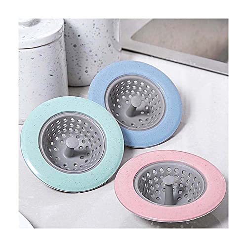 Colador para fregadero y bañera de silicona beige miniatura 4