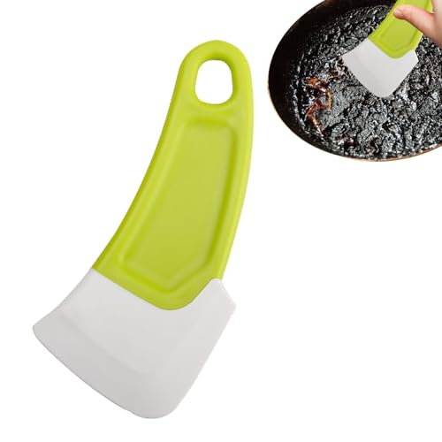 Rascador de silicona para limpieza de sartenes, antiadherente y multifuncional, para ollas, sartenes y cuencos, herramienta duradera para hornear, pasteles y limpieza de cocina