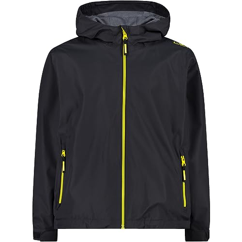 CMP – F.lli Campagnolo Jungen Jacke Regenjacke wind- und wasserdichte WP 10.000, Antracite-Lemonade, 164, 39X7984 CMP – F.lli Campagnolo Jungen Jacke Regenjacke wind- und wasserdichte WP 10.000, Antracite-Lemonade, 164, 39X7984