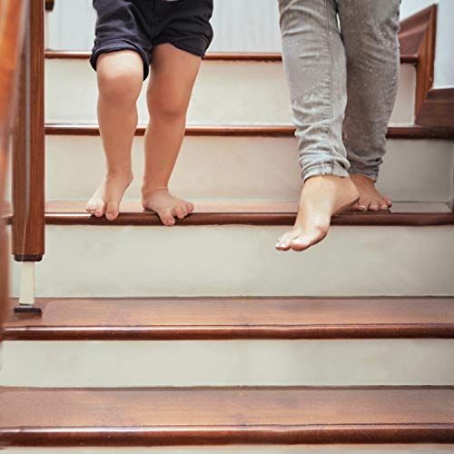 15cm x 60cm rutschfest Stufenmatten Transparent, ONTWIE Antirutschstreifen Treppe Set Anti Rutsch Selbstklebende Stufenmatten Rutsch Streifen als Rutschschutz Treppenstufen Matten - 10er Pack
