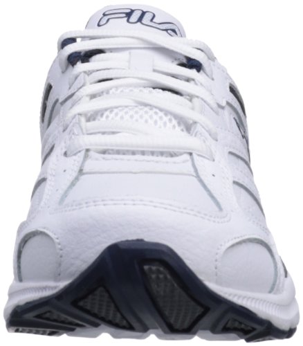 Image of Fila Men's Capture Running Shoe,White /Peacoat /Metallic Silver,7 M US