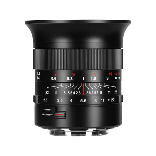 7artisans Lente gran angular F2.8 de 14 mm para Nikon, enfoque manual, lente de ángulo ancho, montura Z compatible con cámara Nikon Z Mount