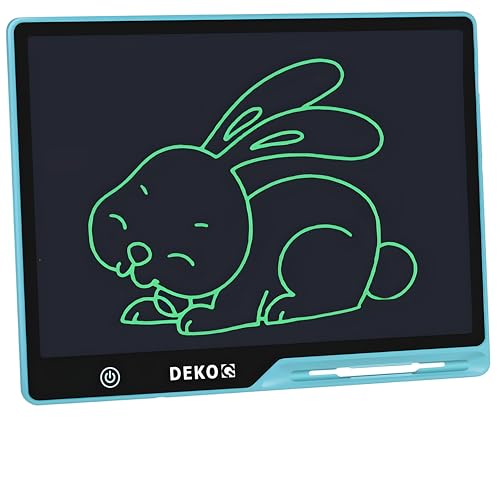 Image of Magic Slate 16-inch LCD Writing Tablet with Stylus Pen, for Drawing, Playing, Noting by Kids & Adults (Rechargeable LCD Writing Tablet) (Blue)