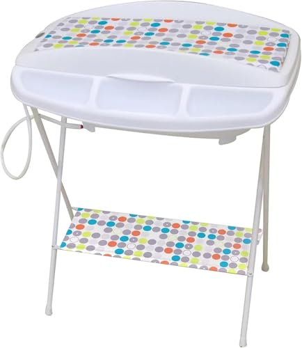 Prinsel Bañera Para Bebe Gaviota Plegable Cambiador Circulos Unisex