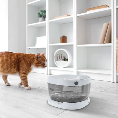 Fuente de agua para gatos 7L con batería y filtros miniatura 6