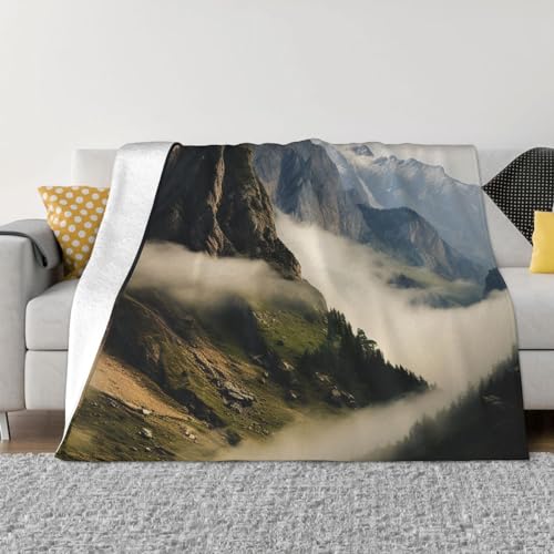 Couverture micro polaire légère contre le froid du salon