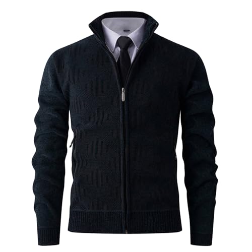 Jersey hombre cárdigan XXL que soluciona el frío corporal con tela afelpada