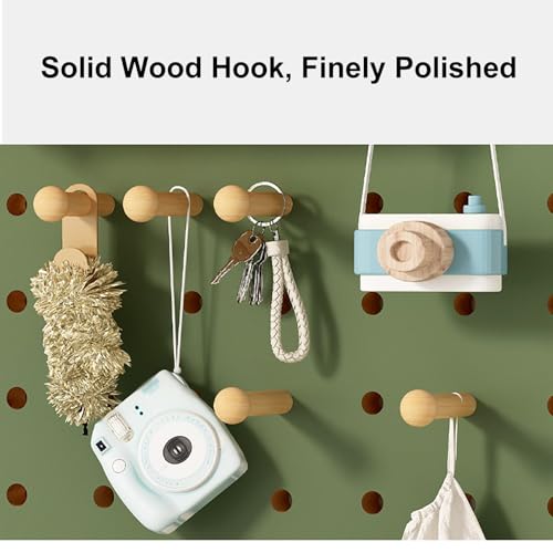 Holzlochbrett-Set – multifunktionaler Organizer mit Zubehör für Büro, Gaming, Basteln und Werkzeugaufbewahrung – perfekt für Schreibtische und kreative Arbeitsbereiche