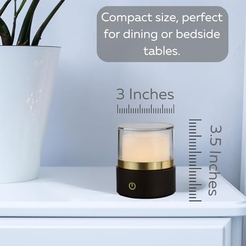 Lightaccents 640TL-WNT Aurora Cordless Lamp Battery Powered Lamp, Dimmable Portable Led Table Light Wireless Lamp 4000Mah Rechargeable Table Lamp Table Light, Portable Led Desk Lamp For Dining/Outdoor/Restauran thumb #7