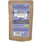 direct&friendly | blaue Bio Kornblumenblüten mit Kelch | 15g | essbare Premium Qualität | Tee