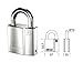 Abloy PL340C Classic 25mm Shackle Chrome Key Lock