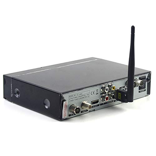 YOUKITTY USB WiFi V8 USB WiFi with Antenna Work for Freesat V7 V8 Series Digital Satellite Receivers and Other FTA Set Top Box