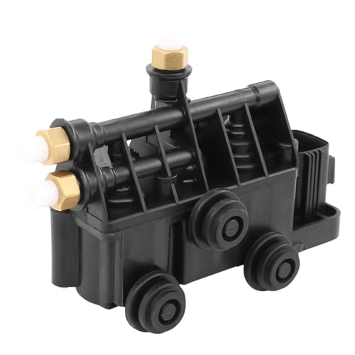 DUZEPA RVH000095 Bloque de válvulas solenoides de control de la suspensión neumática trasera – Para Discovery 3/4 (2004-2018), 3 L322, Sport 1 L320 (2005-2012)