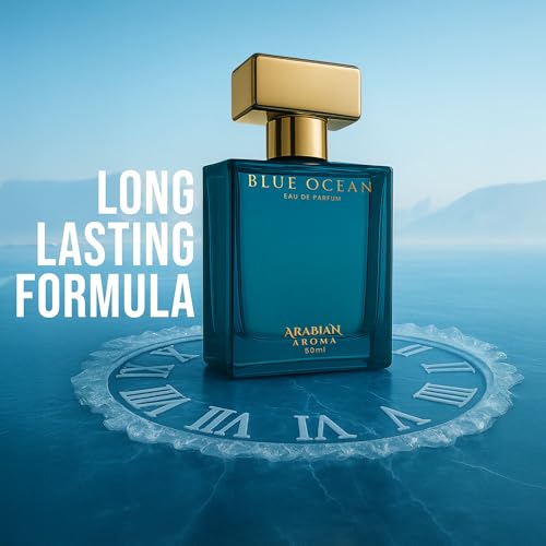 Image of Arabian Aroma Blue Ocean & Old Money Perfume for Men | Eau De Parfum | Long Lasting Fragrance | 50ml Each (Pack of 2)