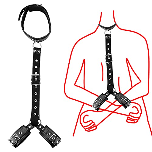 JunyingSSSS Pulsera de Cuero con Banda para el Cuello, Resistente y Duradera, tamaño Ajustable, Adecuada para Hombres y Mujeres. (shi130) Cover