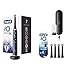 Oral-B iO Series 9n Brosse à Dents Électrique Rechargeable avec 1 Manche Intelligence Artificielle + Ultimate Clean Brossettes de rechange pour Brosse à Dents Électrique