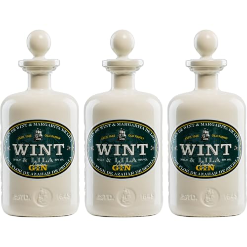 Wint und Lila London Dry Gin Trocken Spanien inkl. FeinWert E-Book (3 x 0.7 l)