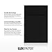 LUXPaper #1 Coin Envelopes in 80 lb. Midnight Black, Envelopes for Coin Collections, Garden Seeds, Stamps, and More, w/Moistenable Glue, 1000 Pack, Envelope Size 2 1/4 x 3 1/2 (Black)