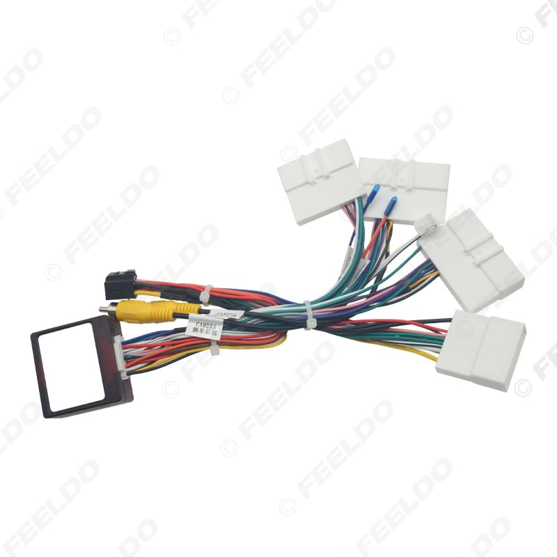 Car for Audio Wiring Harness with Canbus Box for Renault Arkana Clio Duster 16pin CD/DVD Stereo Installation Wire Adapter - (Color Name: Harness CANBUS Box)