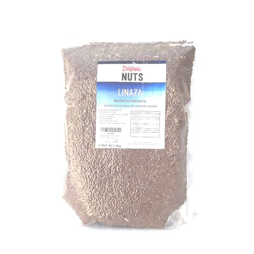 Cuidado Para El Cabello, Grocery Semilla De Linaza Entera 1Kg Disfruto Nuts