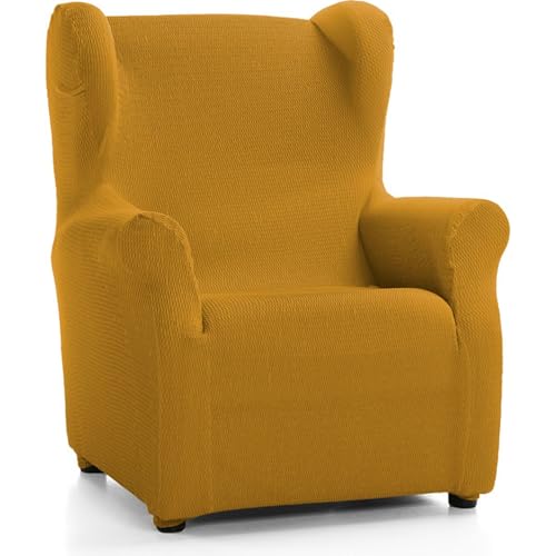 ECOMMERC3 Sofaüberwurf für Ohrensesselbezug - Farbe Senf - rutschfest und super verstellbar, 100{b18c8ab048b4913ac9a9de90a520774eccd80d74135a17ba6e660e5dbb4db21f} Made in Spain