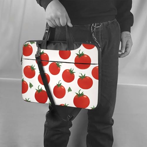 Bolso para portátil 14 pulgadas patrón tomate rojo impermeable miniatura 2