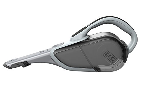BLACK+DECKER Aspirateur de table à main sans fil, 10,8W, Technologie cyclonique, Prolongateur intégré, 7,2V, DVJ215J-QW, 500 ml, Blanc - Image 3