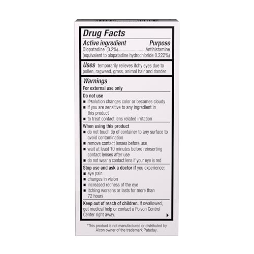 bausch  lomb advanced eye relief olopatadine 02 antihistamine eye drops for eye allergy itch relief once-daily prescription strength 16-hour relief 012 fl oz