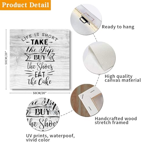 Póster de pared con frase inspiradora para transformar el ambiente de tu dormitorio 4