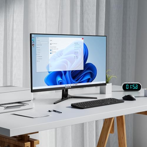 Image of Great voell 32inch 4K UHD Computer Monitor, 3840x2160p, 100% sRGB, 178 Viewing Angle, HDMI & DisplayPort, VESA 75x75mm, Black