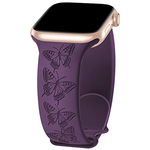 Bandiction Compatible with Apple Watch Series 3 38mm Series 5 40mm iWatch Bands 38mm 40mm 41mm Soft Silicone Sport Replacement Strap Compatible for iWatch SE 3 Series 11 10 9 8 7 6 5 4 3 2 1 Ultra 3