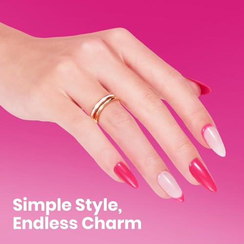 Image of Beetles Raspberry Gel Nail Polish - Raspberry Kiss HEMA-Free Hot Pink Gel Polish, 15ML Full Size /0.51Fl Oz, Soak Off UV LED Lamp Neon Pink Nails, Summer Nails Art Manicure Salon