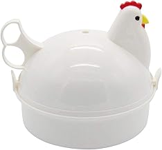 Yavoluy Boiled Egg Machine, Microwave Oven 4 Pieces, Cute, Chicken Pattern, Egg Steamer, Boiled Egg, Steamer, Boiled Egg Maker, Easy To Make Boiled Eggs in the Microwave