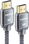 HDMI Cable 0.5meter, 4K HDMI Lead-Snowkids 18Gbps HDMI 2.0 Cable 4K@60Hz, 3D Support, Ethernet Function, Video 4K UHD 2160p, HD 1080p, 3D - (for Fire TV, PS-3/4, for Netfilx)