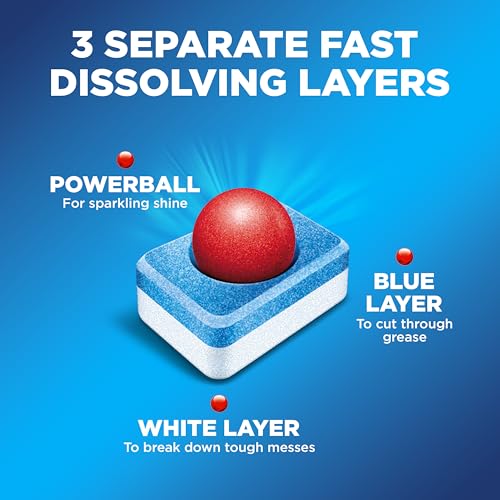 Finish Powerball Dishwasher Pods, Wrapper Free Dish Detergent, 84ct - image 4