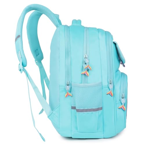 Image of BEAUTY GIRLS BY HOTSHOT MERMAID 1618| SCHOOL BAG|TUTUION BAG|COLLEGE BACKPACK |WATER RESISTANT |KIDS BAG|FOR GIRLS & WOMEN|32 LITERS SCHOOL BAG FOR GIRLS
